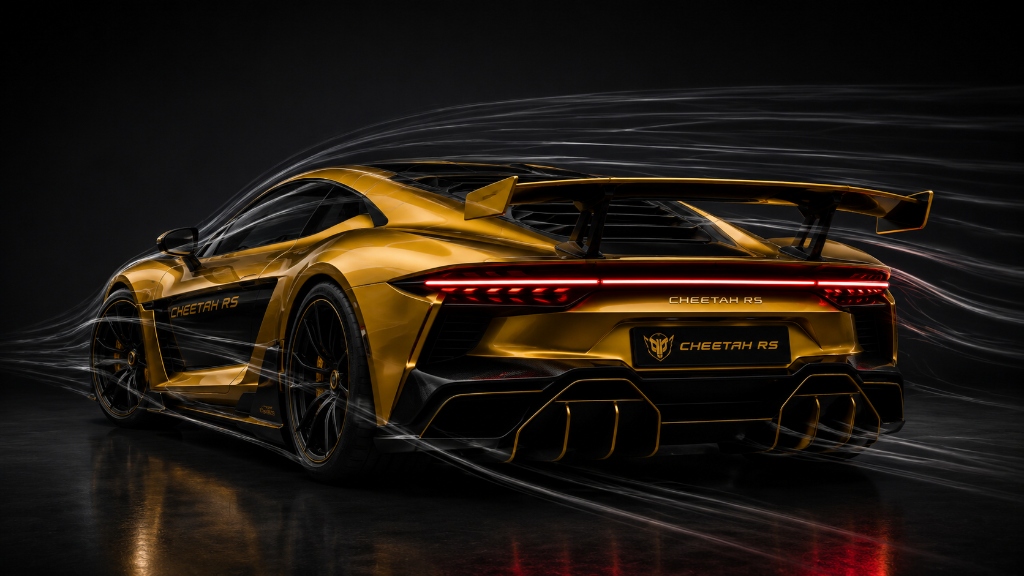 Cheetah RS Rear Stance & Active Airflow Dynamics